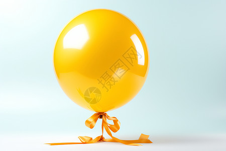 精美的黄色气球背景图片