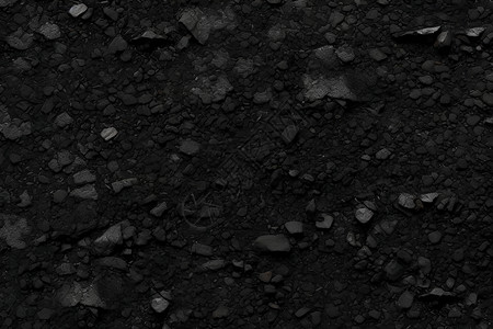 黑色的岩石路上的黑石子背景
