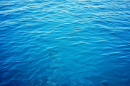 波浪型蔚蓝的海面背景