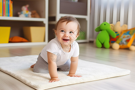 地毯宝宝快乐的宝宝背景