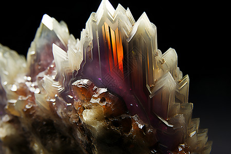 水晶矿石背景图片