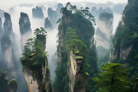 云中风景云中仙境背景