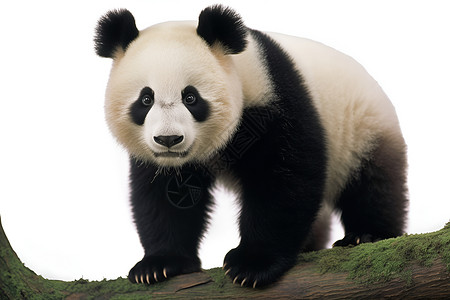 草地上熊猫草地上的熊猫背景