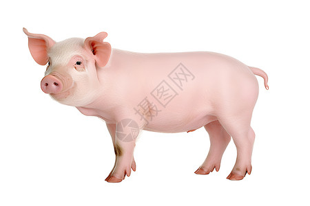 一只小猪背景图片