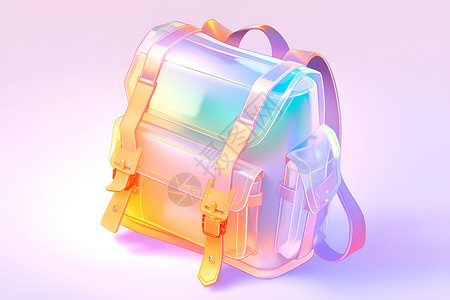 多彩透明背包设计图片