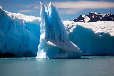 冰面浮冰背景图片