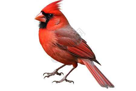 红色鸟儿背景图片