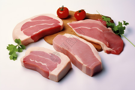 美味猪肉背景图片