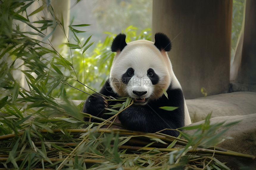 可爱的熊猫图片