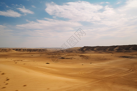 天空下的沙丘背景图片