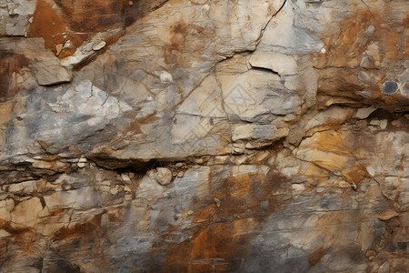 历史斑驳的岩石墙壁背景背景图片