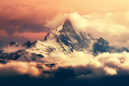 著名的阿尔卑斯山脉景观高清图片