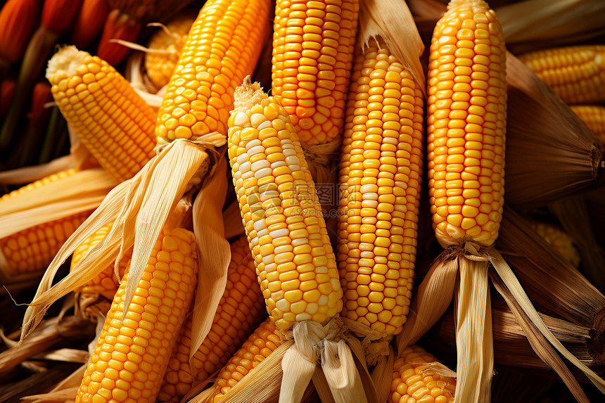 乡村农业的玉米农作物图片