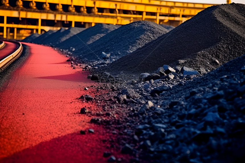 煤炭原料矿山图片
