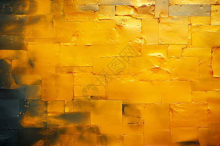 金色涂料的墙壁背景图片