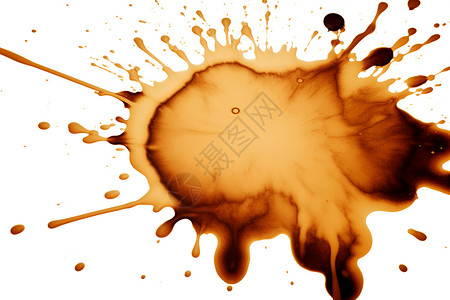 飞溅的咖啡咖啡污渍高清图片
