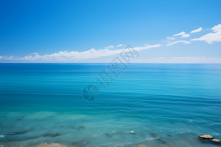 蔚蓝之窗海洋之景背景