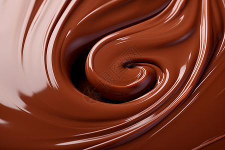 美味巧克力顺滑如丝高清图片