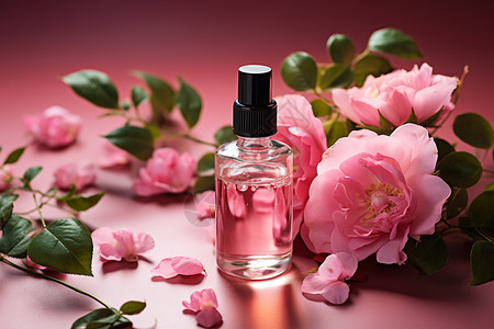 玫瑰香水背景图片