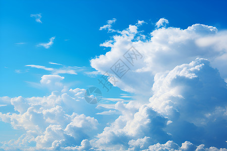 白色的云朵云层背景图片