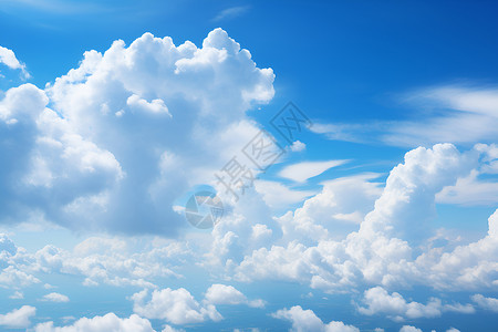 美丽的天空白云背景图片