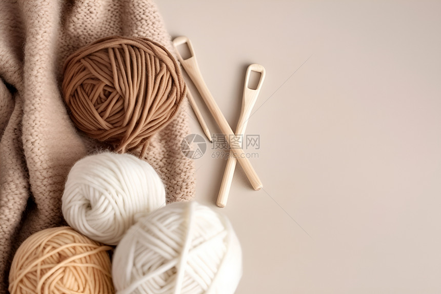 手工编织的材料图片