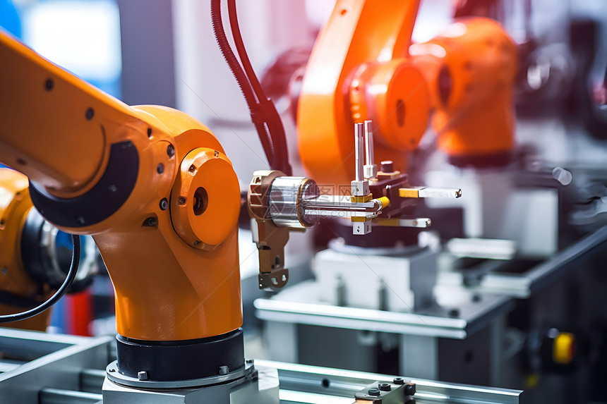 自动化机械的智能生产工厂图片