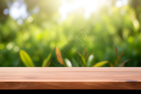 清香自然的木桌背景背景图片
