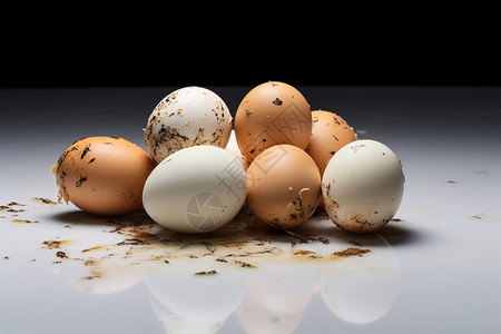 健康的食物鸡蛋背景图片