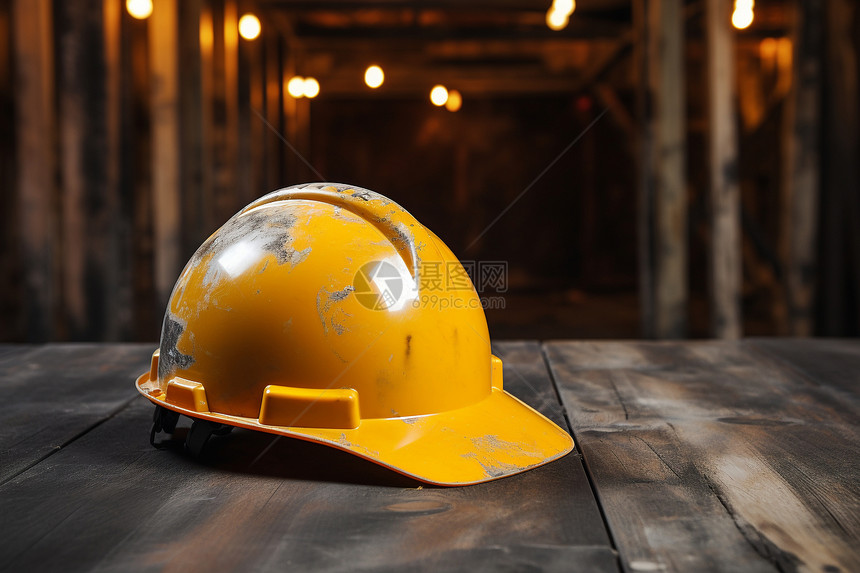 工业矿区的头盔图片