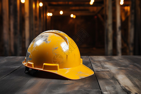 工业矿区的头盔背景图片