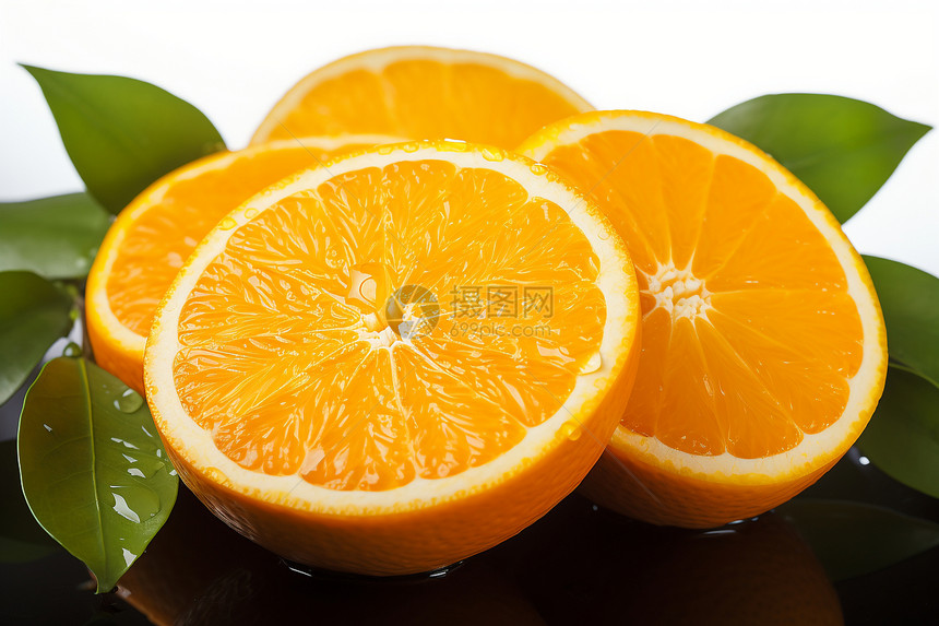 美味多汁的柑橘水果图片