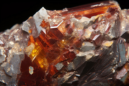 天然矿物的水晶晶体背景图片