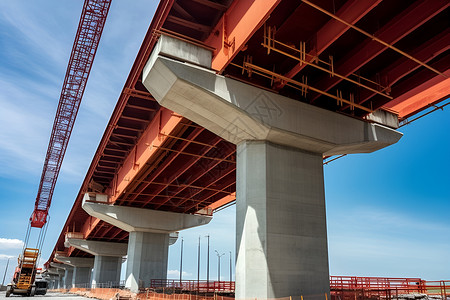 巨型桥梁工程高清图片