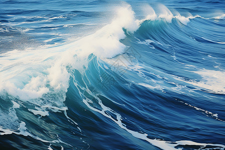 海上的巨浪背景图片