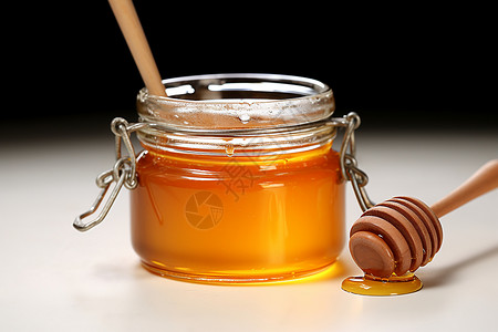 美味可口的蜜蜂背景图片