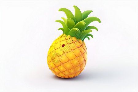 成熟的美味菠萝背景图片