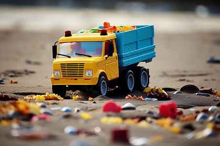 儿童玩具卡车背景图片