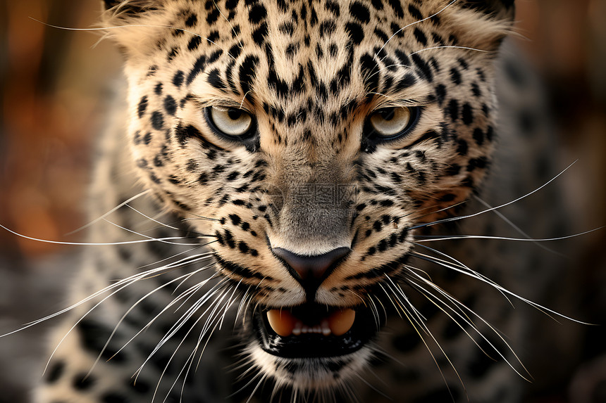 愤怒的豹子图片