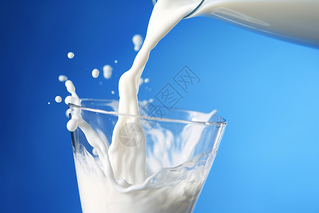 一杯牛奶背景图片
