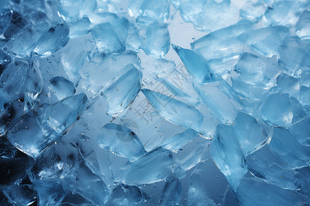 裂痕素材透明冰块上的裂痕背景
