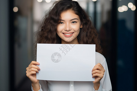 商务宣传单页职场中的商务女士背景