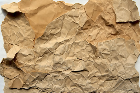 破损的纸回收皱褶的高清图片