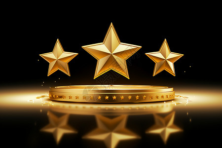 企业评价金星五星评级设计图片