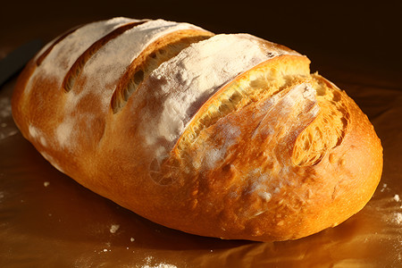 美味的大面包背景图片