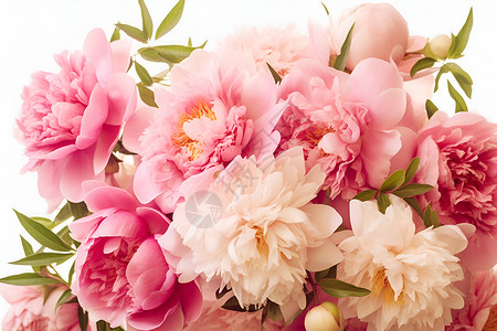 一束粉色花束背景图片