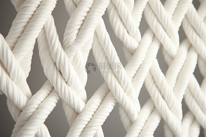 手工编织的绳索图片