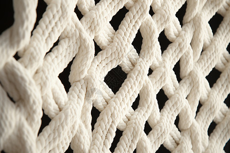 亚麻布料的绳索背景图片