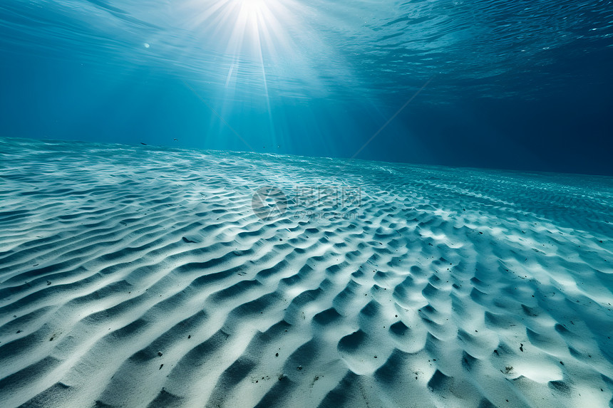海底的沙子图片