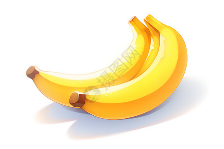 创意艺术的香蕉插图背景图片